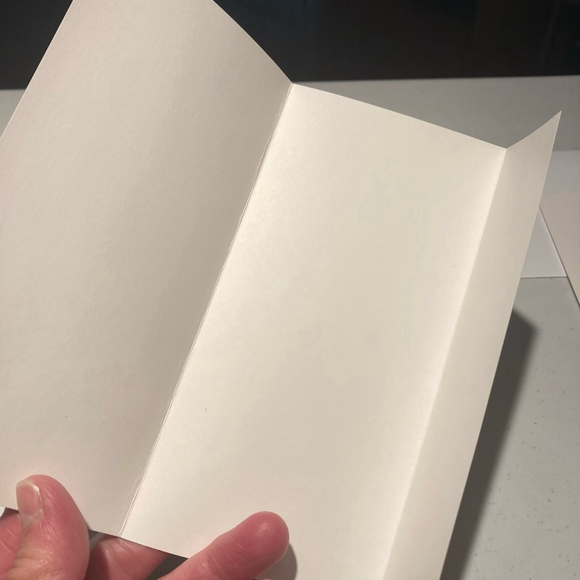 Blank Greeting Cards Set White Floral - Picture 5 of 5